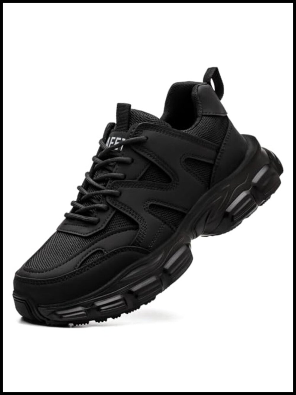 Steel Toe Work Shoes Wide Non-Slip Lightweight Kevlar Safety Sneakers